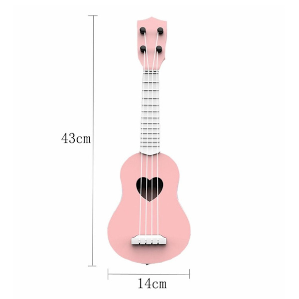 Simulering Gitarr Mini Ukulele ROSA Pink