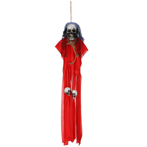Halloween-oviverho kuistikyltti PUNAINEN Red