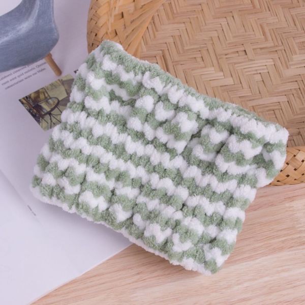 Mikrofiber pandebånd Spa Hijab GREEN A A GREEN A-A