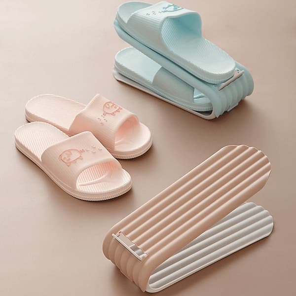 Double Layer Shoe Support Skoförvaring ROSA Pink
