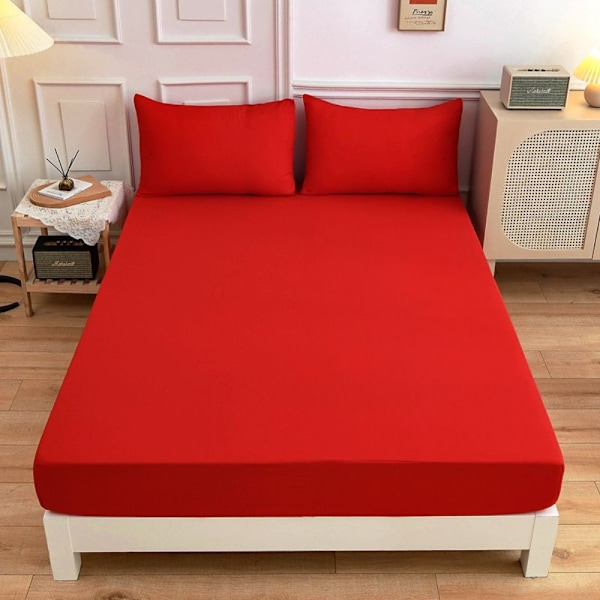 King Size Sheets Fitted Sheet KAFFE Coffee