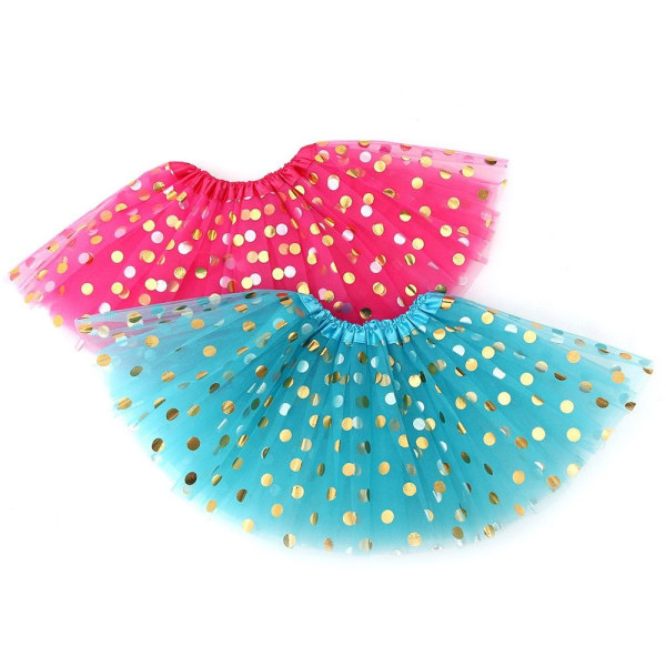 Tutu Nederdel Dance Pettiskirt ROSE RED Rose red