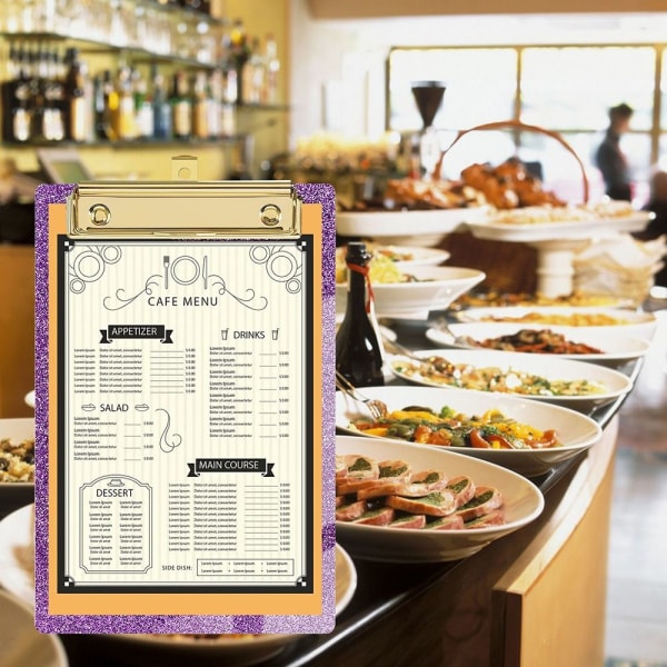 Akryl Clipboards Skrive Clipboard LILLA purple