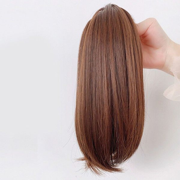 Claw Clip Ponytail Peruukki Ponytail Clip VAALEENRUSKEA Light Brown