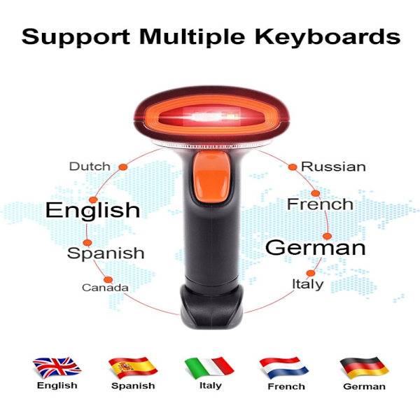 Stregkodescanner Kablet 1D-læser H3CB BLUETOOTH CCD H3CB H3CB Bluetooth CCD