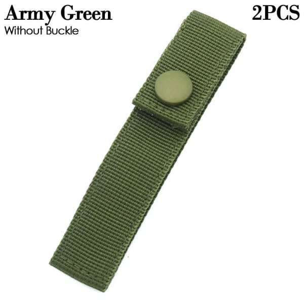 2st Hängande Webbing Spänne Vandring Klätterkarbin ARMY Army Green Without Buckle-Without Buckle