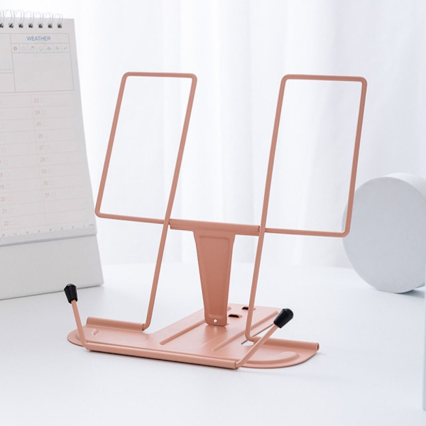 Bokholder Metall Bokstøtte ROSA pink