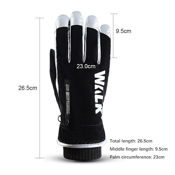 Snehandsker Ridehandsker SORT Black