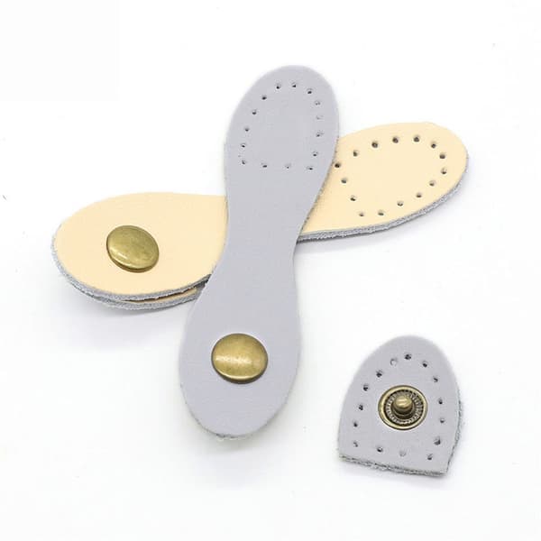 Läderväska Spänne Plånbok Hasp LÄTT KAFFE 5ST 5ST light coffee 5PCS-5PCS