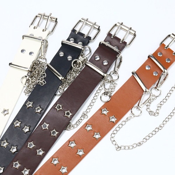 Punk taljebælte Goth linning MULTI STYLE2 STYLE2 Multi Style2-Style2