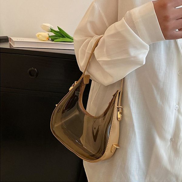 Gennemsigtig håndtaske Tote Bag FARVE 1 FARVE 1 Color 1
