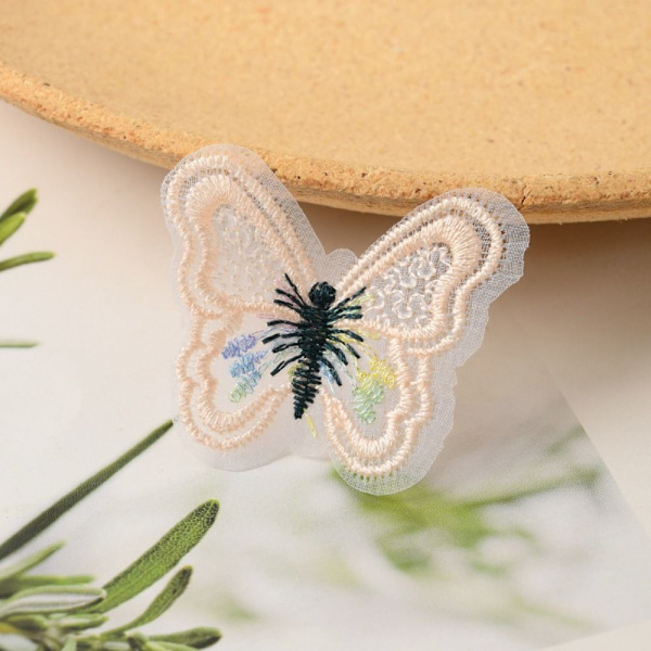 Butterfly Cloth Patches Butterfly Broderade spetskläder Mixed Color