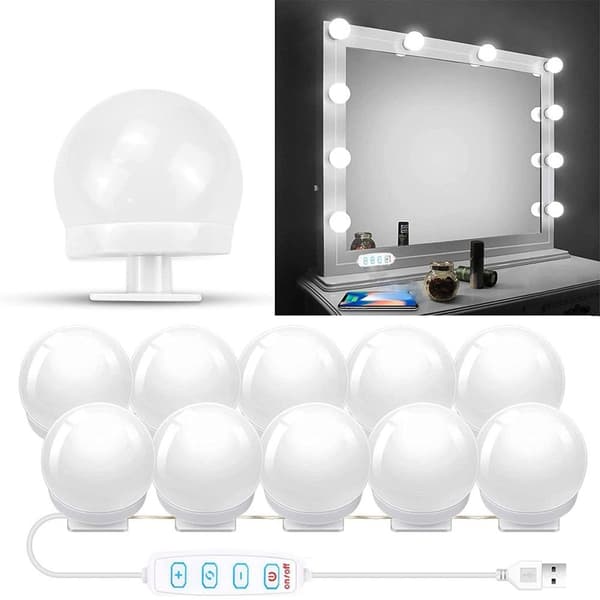Makeup Lights Vanity Lights 6 BULBS 6 BULBS 6 Bulbs
