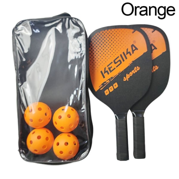 Pickleball Paddle Set Sportutrustning ORANGE Orange