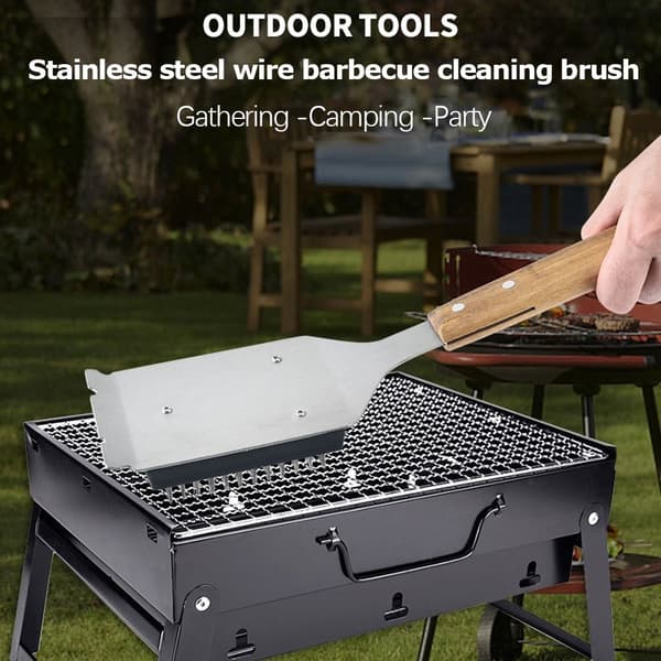 Grillbørste Grillskraber Trådgrillbørste