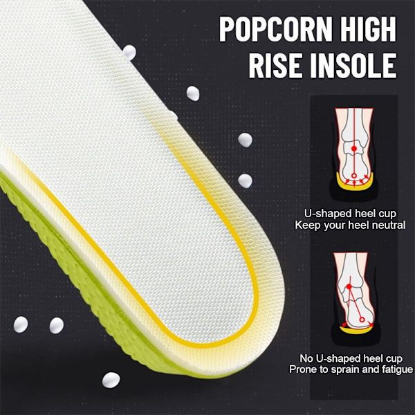 Shoe Lift Memory Bomull Innersula 37-382,5CM 2,5CM 37-382.5cm