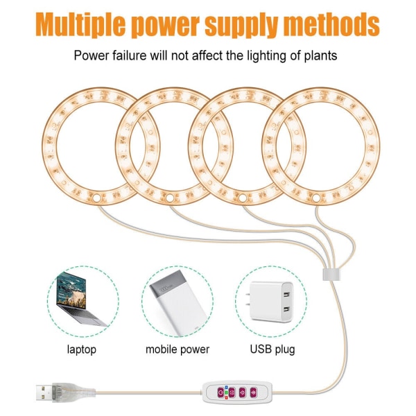 Grow Light Ring Lamppu 1 RING 1 RING 1 Ring