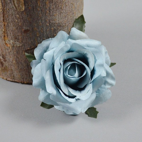 10 stk Kunstige Roser Falske Roser BLÅ blue