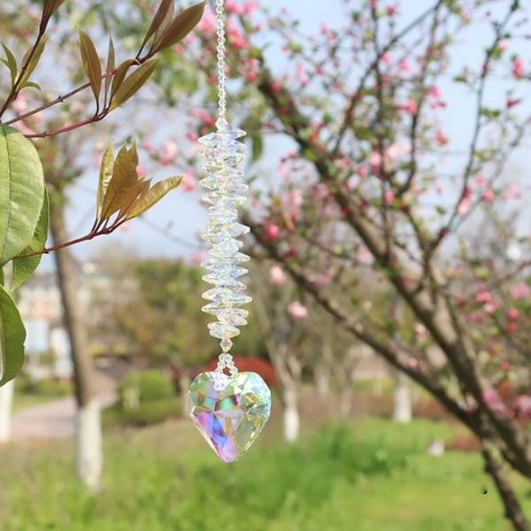 Crystal Sun Catcher Angel Heart 4 4 4