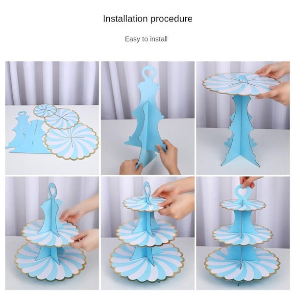 Cupcake Stand Dessert Stand Cake Display Tower Hållare