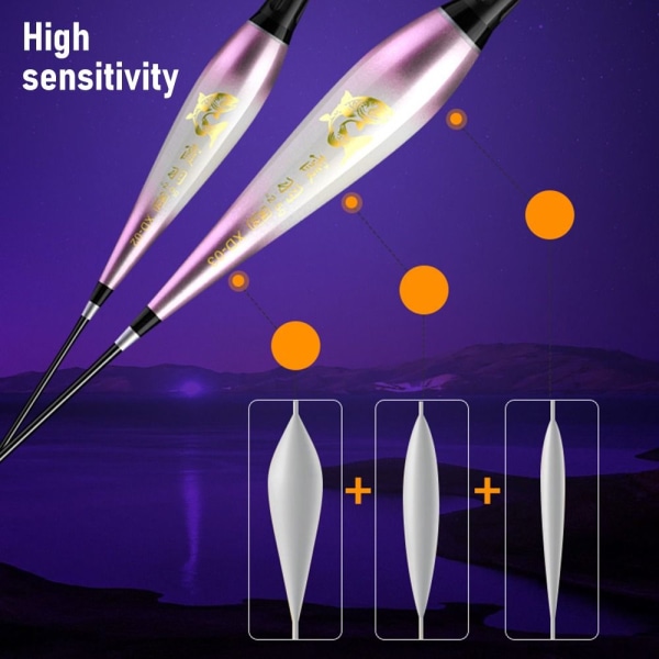 2STK Elektronisk Fiskefløt Lett Float GX04 GX04 GX04