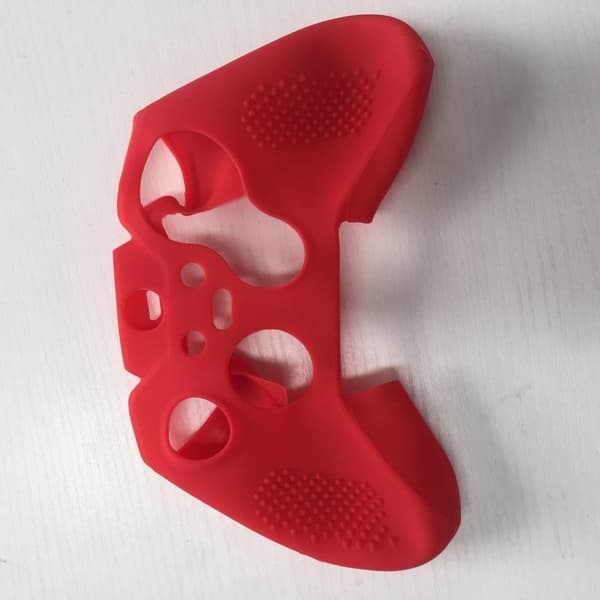 Kahva Silikoni Sleeve Game Controller Cover PUNAINEN Red