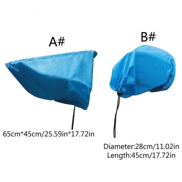 Bil Ladeport Cover Bil Lade Port Cover BLÅ SIDE SIDE Blue Side-Side