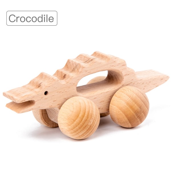 Auto Montessori Toy Wooden Car 6 6 6
