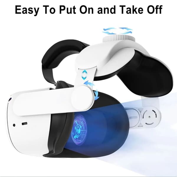 Head Mount VR Brilleholder HVIT White