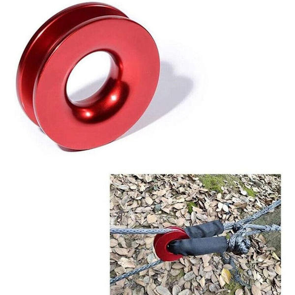Recovery Ring Snatch Block Pulley BLÅ Blue