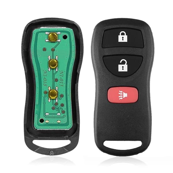 Fjernbetjent bilnøgle 3 KNAPPER 3 KNAPPER 3 Buttons
