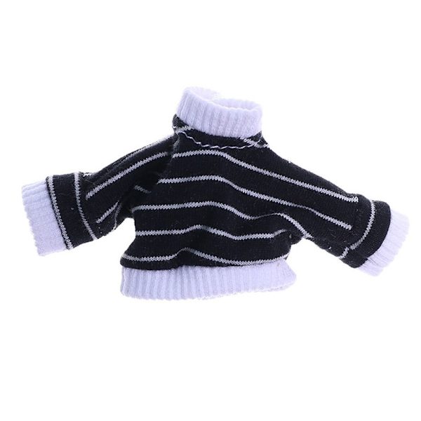Ministickad tröja Docktröja VIT TRÖJA TRÖJA White Sweater-Sweater