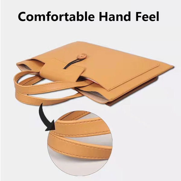 13 14 15 tommer håndtaske til bærbar computer etui GRÅ 13-14 TOMM Grey 13-14 inch