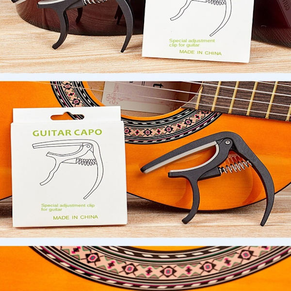 2 ST Guitar Shift Clip Gitarr Big Hand Grab Ukulele Umlaut black