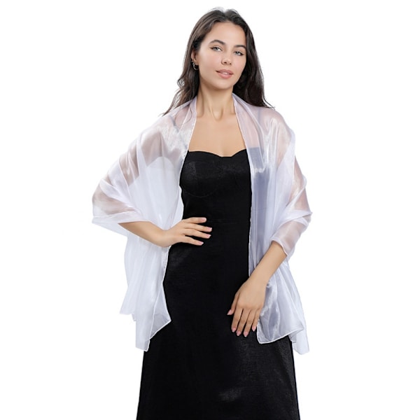 Scarf Aftonklänningar Sjal VIT VIT White