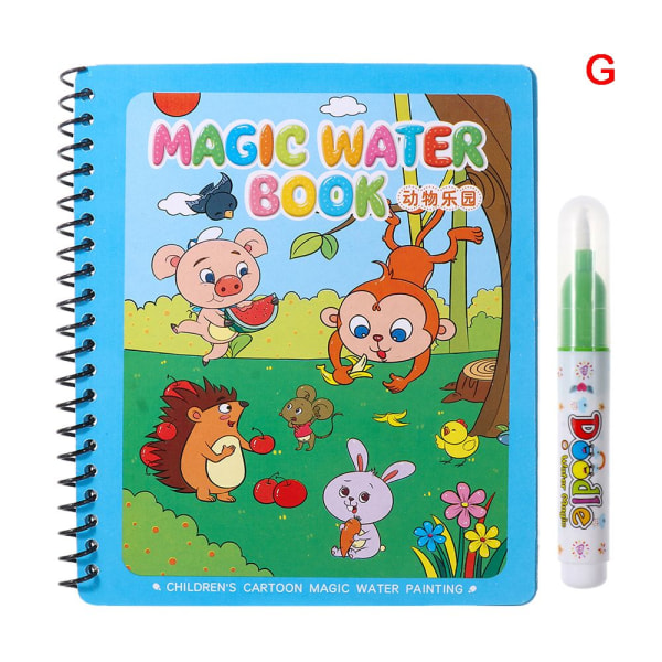 Magic vesipiirustuskirja värityskirja GG