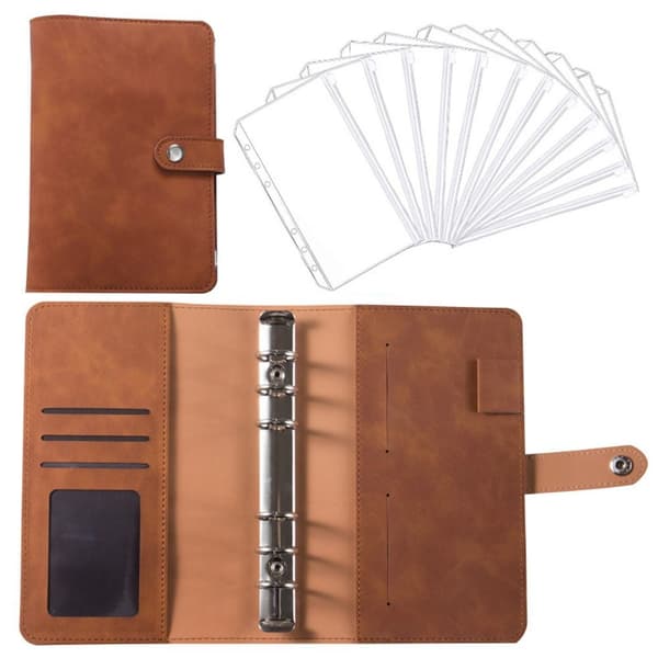 Budget Binder Notebook Bill Organizer BRUN brown