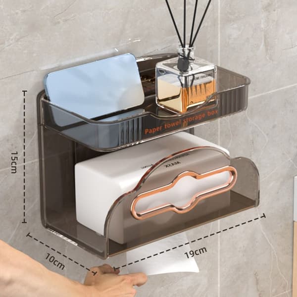 Toiletpapirholder Tissue Box GRÅ Grey