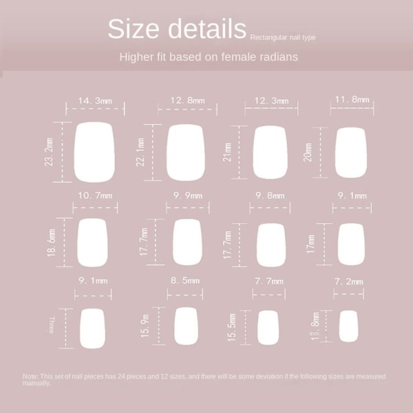 24st False Nails Long Square JP2401 JP2401 JP2401