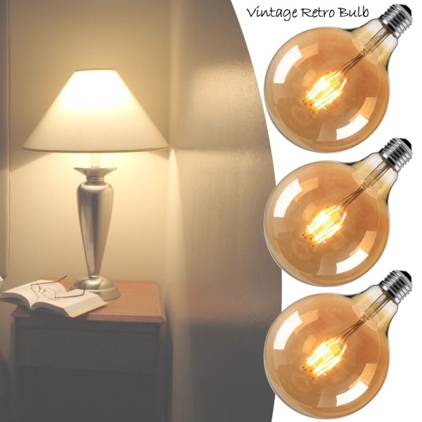 Vintage Retro Bulb Filament G125 4W G125 4W G125 4W