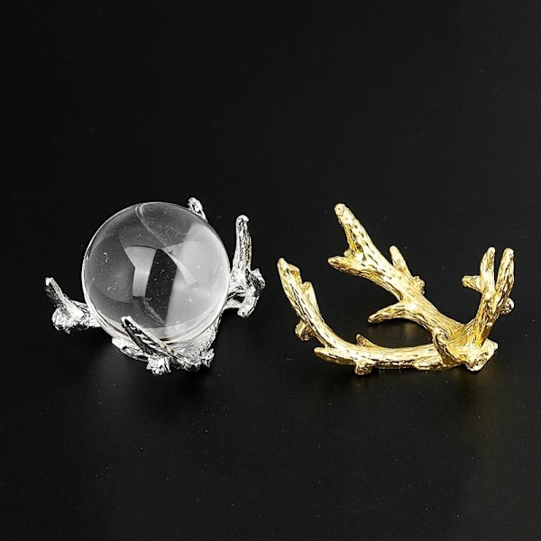 Älg Display Stativ Crystal Ball Base SILVER Silver