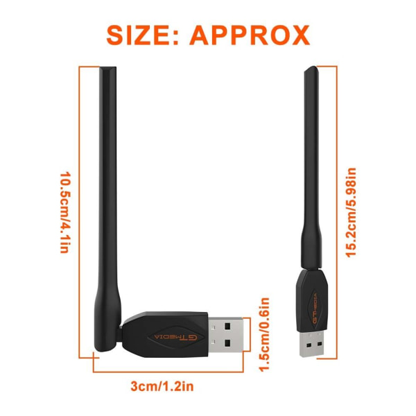 Wifi Antenni Lan Adapteri USB