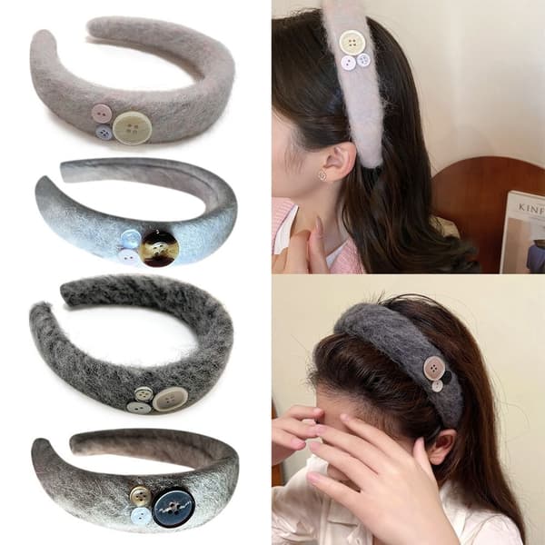 Hårband Hårbåge GRÅ Grey