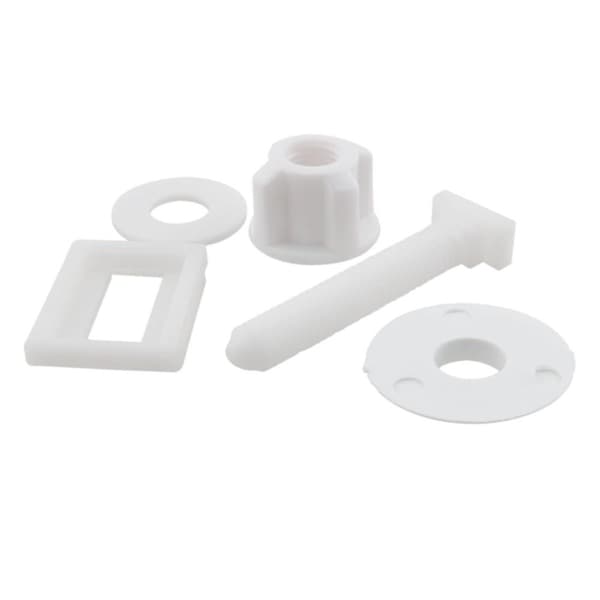 2 Pack Toalettsetebolter Muttere Set Top Mount