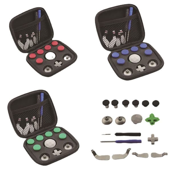 18st Cross+Round Keycap Joystick Caps BLÅ blue