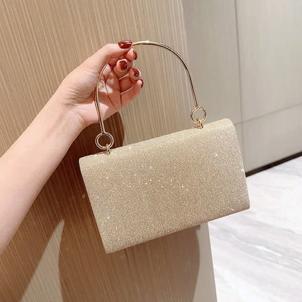 Kedja Axelväskor Evening Bag Handväska