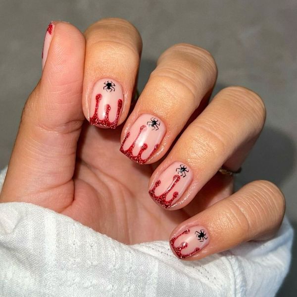 Halloween Fake Nails Ballerina tekokynnet 4 4 4