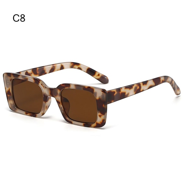 Neliönmuotoiset aurinkolasit Leopard aurinkolasit C8 C8 C8