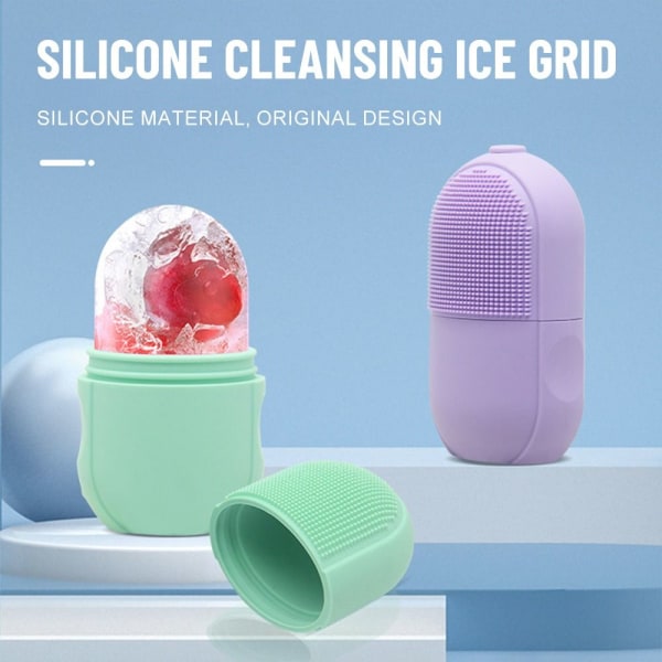 Face Ice Roller Ice Cube Massager LILA Purple