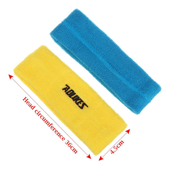 Cotton Sweat Pannband Herr Svettband GUL yellow